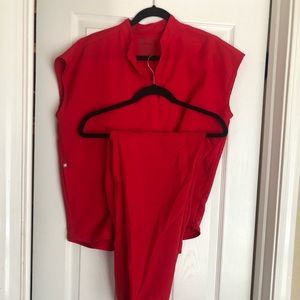 FIGS scrubs in RED. Hard to find!